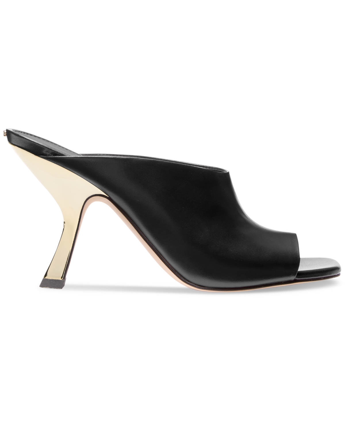 Michael Kors Michael  Luna Mule Dress Sandals In Black