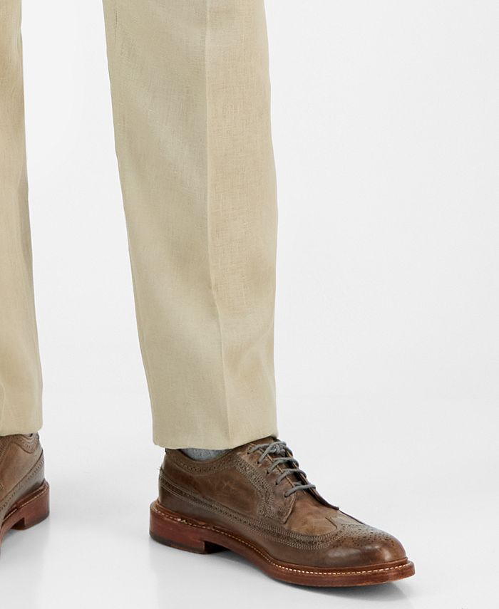 Nautica Men's Modern-Fit Linen Dress Pants - Macy's