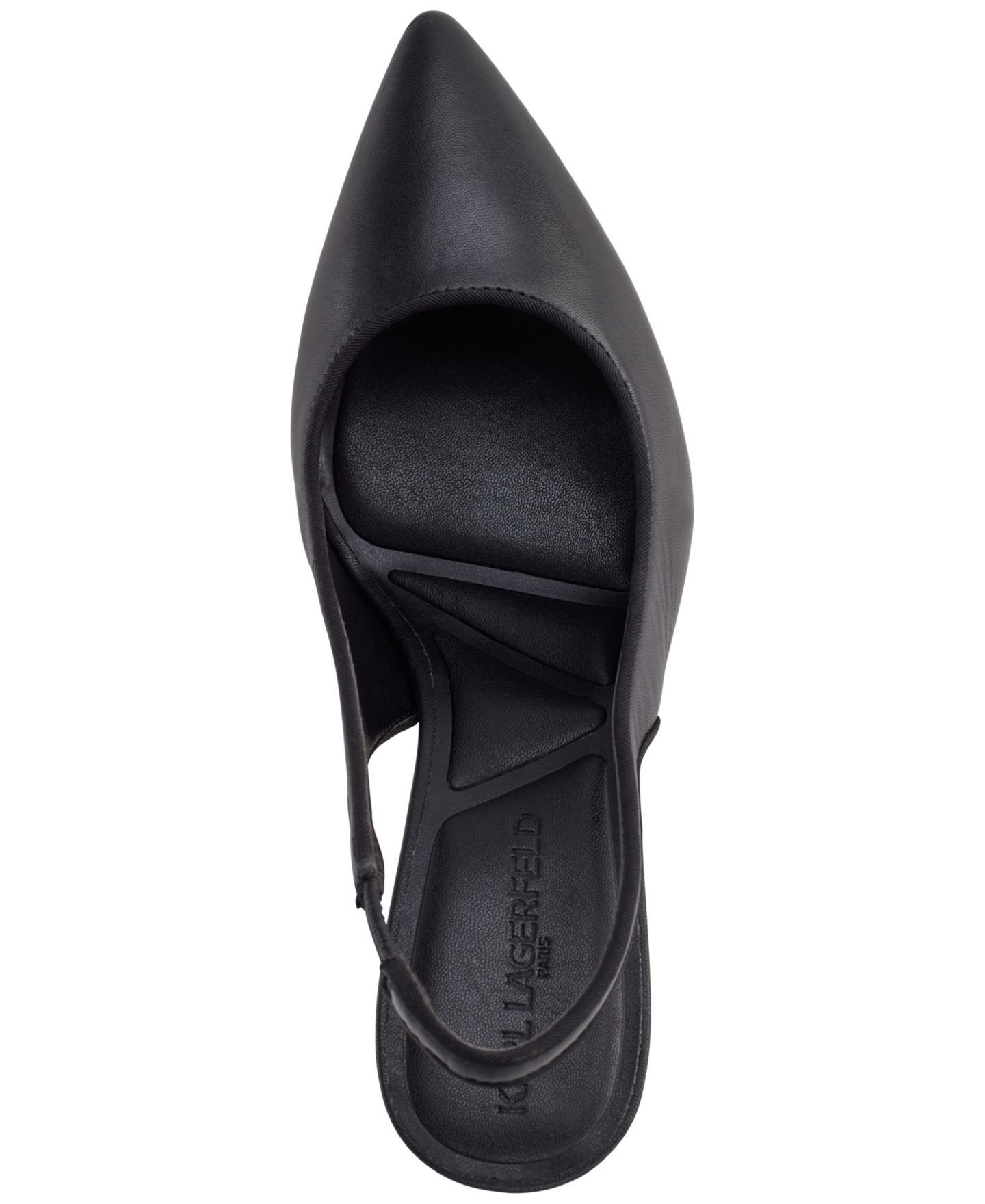 Женские туфли KARL LAGERFELD PARIS Rosalyn Slingback Pumps, цвет: Чёрный — фото 4