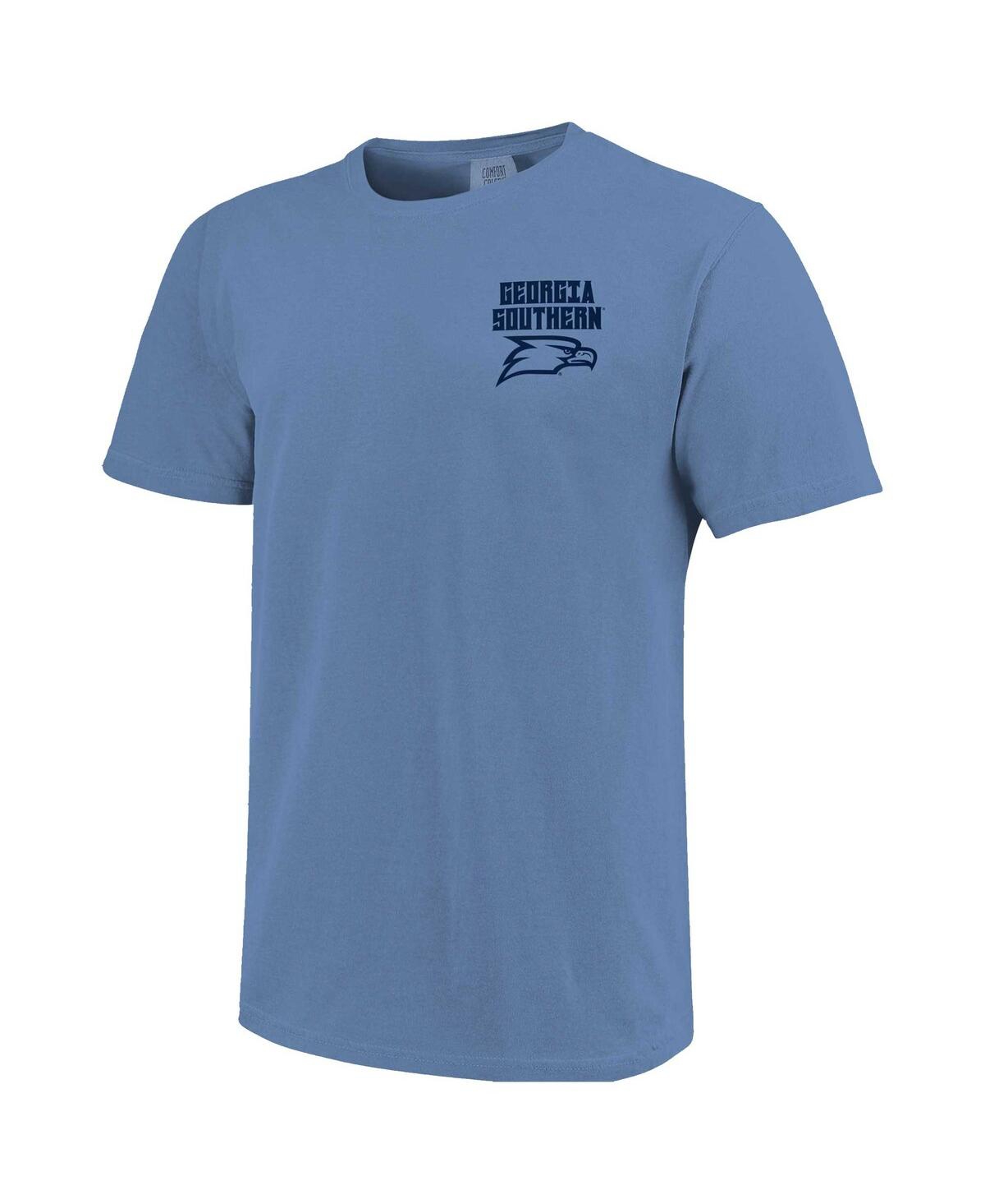 Image One Men'sGeorgia Southern Eagles Hyperlocal Comfort Colors T-Shirt - Blue