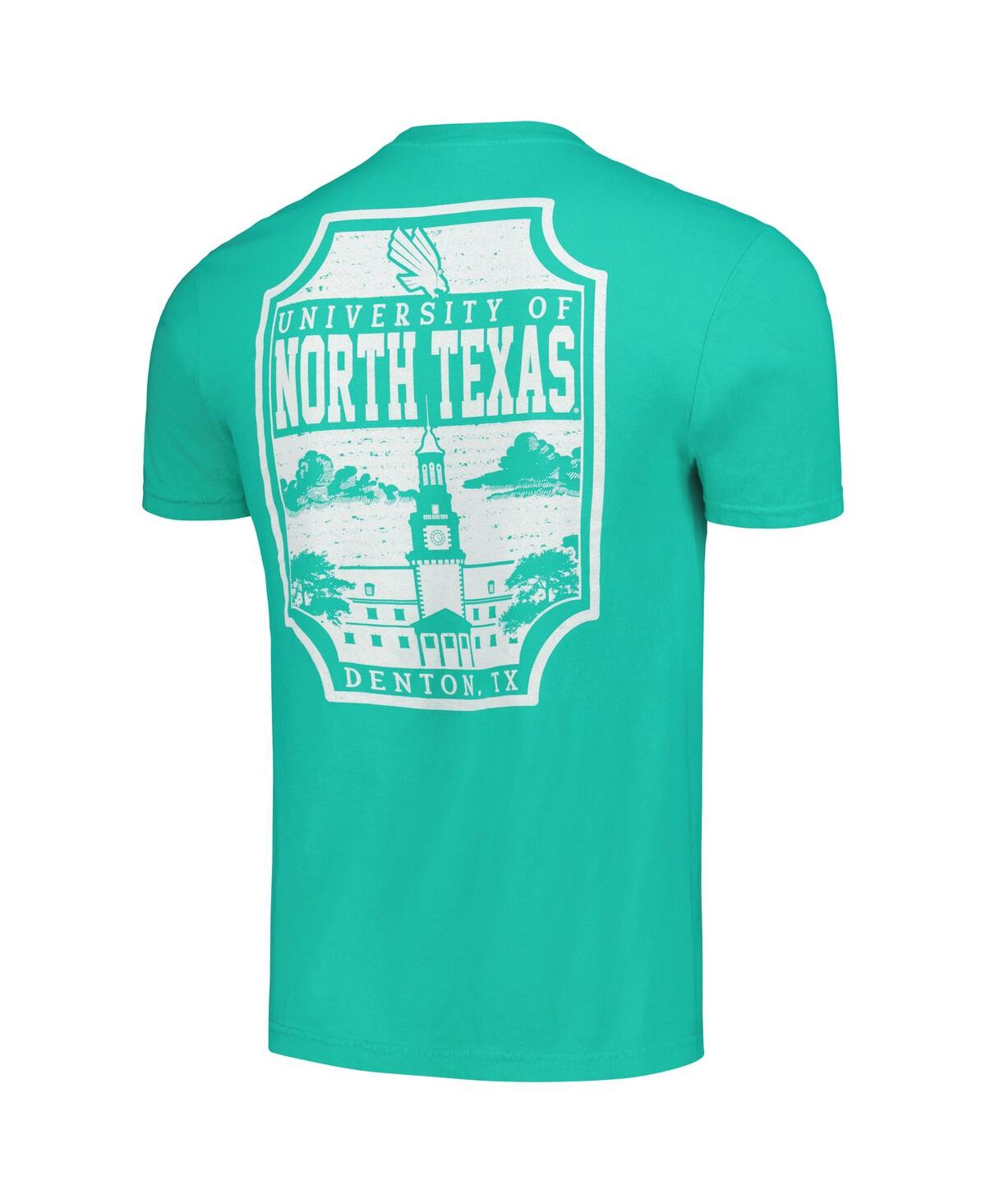 Image One Men's Kelly-Green North Texas Mean Green Logo Campus Icon T-Shirt