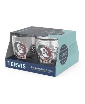 Florida State Seminoles 4-Pack 12oz. Emblem Tumbler Set