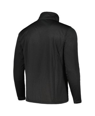 Men's Heather Black Carolina Panthers Explorer Tech Full-Zip Jacket