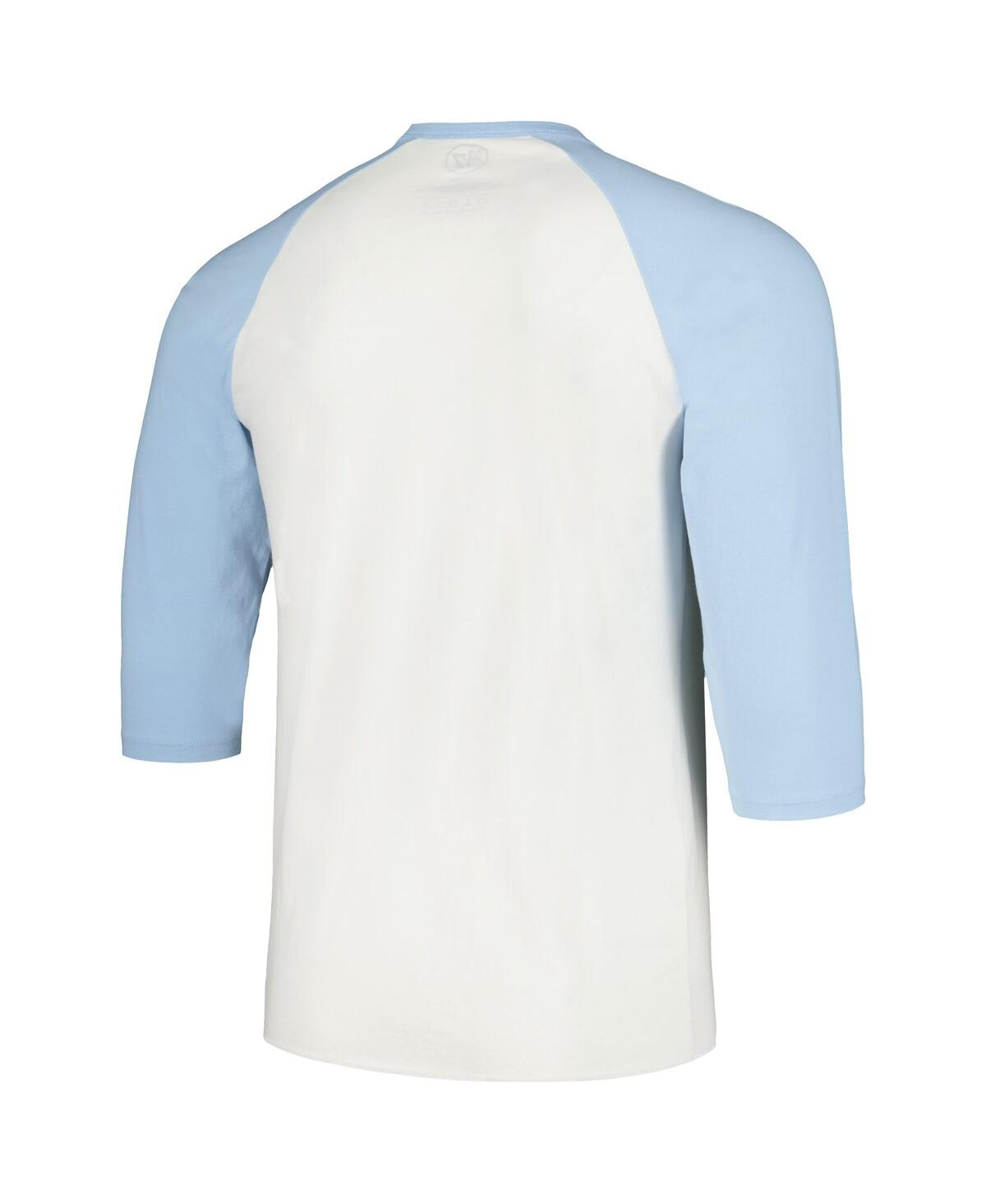 '47 Brand Men'sMilwaukee Brewers City Connect Crescent Franklin Raglan 3/4-Sleeve T-Shirt - Cream
