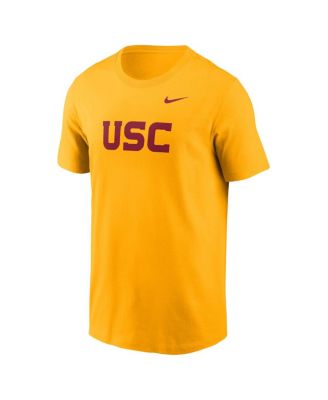 Men's Gold USC Trojans Primetime Evergreen Wordmark T-Shirt