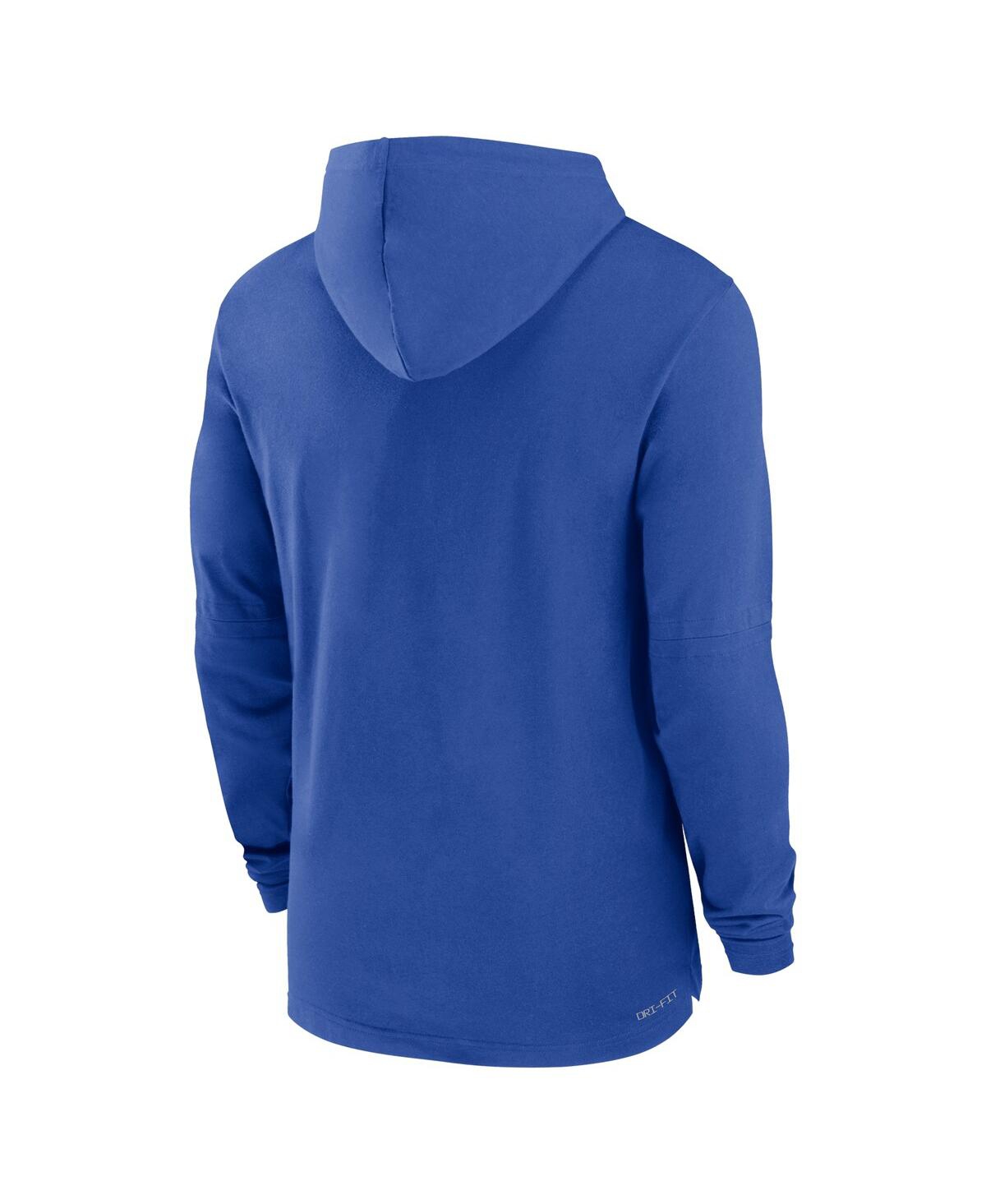 Jordan Men's Royal Florida Gators Sideline Hoodie Performance Long Sleeve T-shirt In Royal