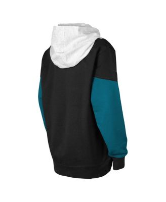Big Boys and Girls Ash/Black San Jose Sharks Champion League Fleece Pullover Hoodie
