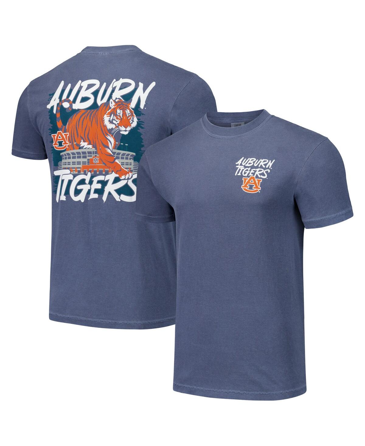 Men's and Women's Navy Auburn Tigers Hyper Local Large Mascot Stadium T-Shirt - Navy