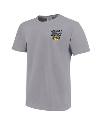 Big Boys and Girls Gray Missouri Tigers Hyperlocal Comfort Colors T-Shirt