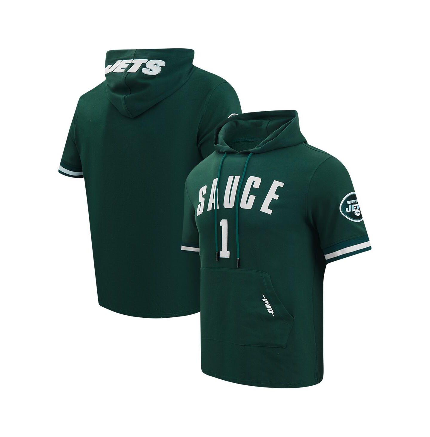 Мужское худи Pro Standard Ahmad Sauce Gardner Green New York Jets Player Name & Number T-Shirt — фото 1