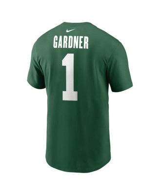 Men's Sauce Gardner Green New York Jets Name Number T-Shirt
