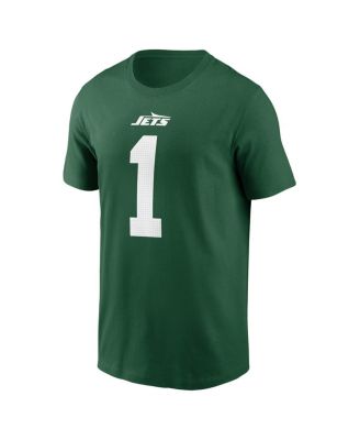 Men's Sauce Gardner Green New York Jets Name Number T-Shirt
