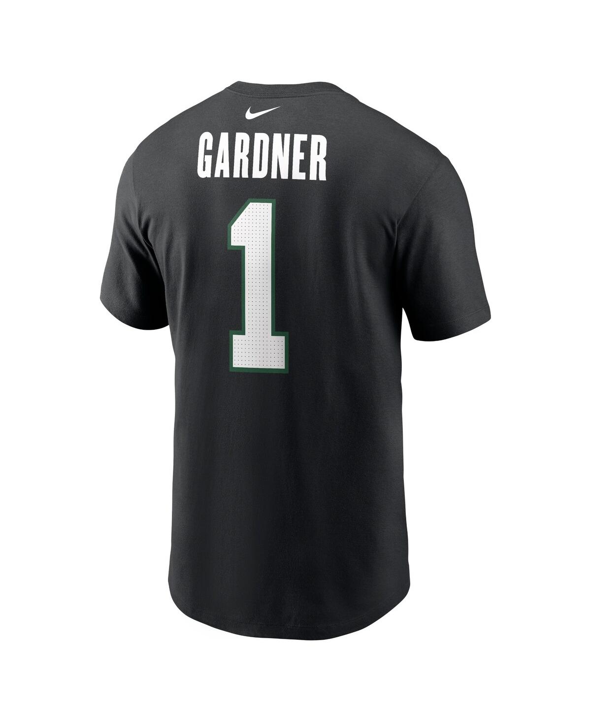 Nike Men's Ahmad Sauce GardnerNew York Jets Name Number T-Shirt - Black