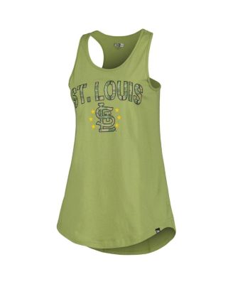 Women's Olive St. Louis Cardinals Armed Forces Day Tank Top