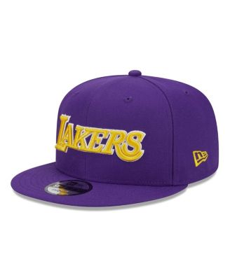 Men's Purple Los Angeles Lakers Side Logo 9FIFTY Snapback Hat