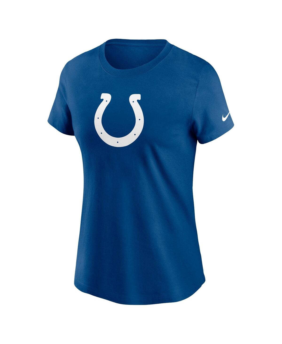 Nike Women's Royal Indianapolis Colts Primary Logo T-shirt In Royal