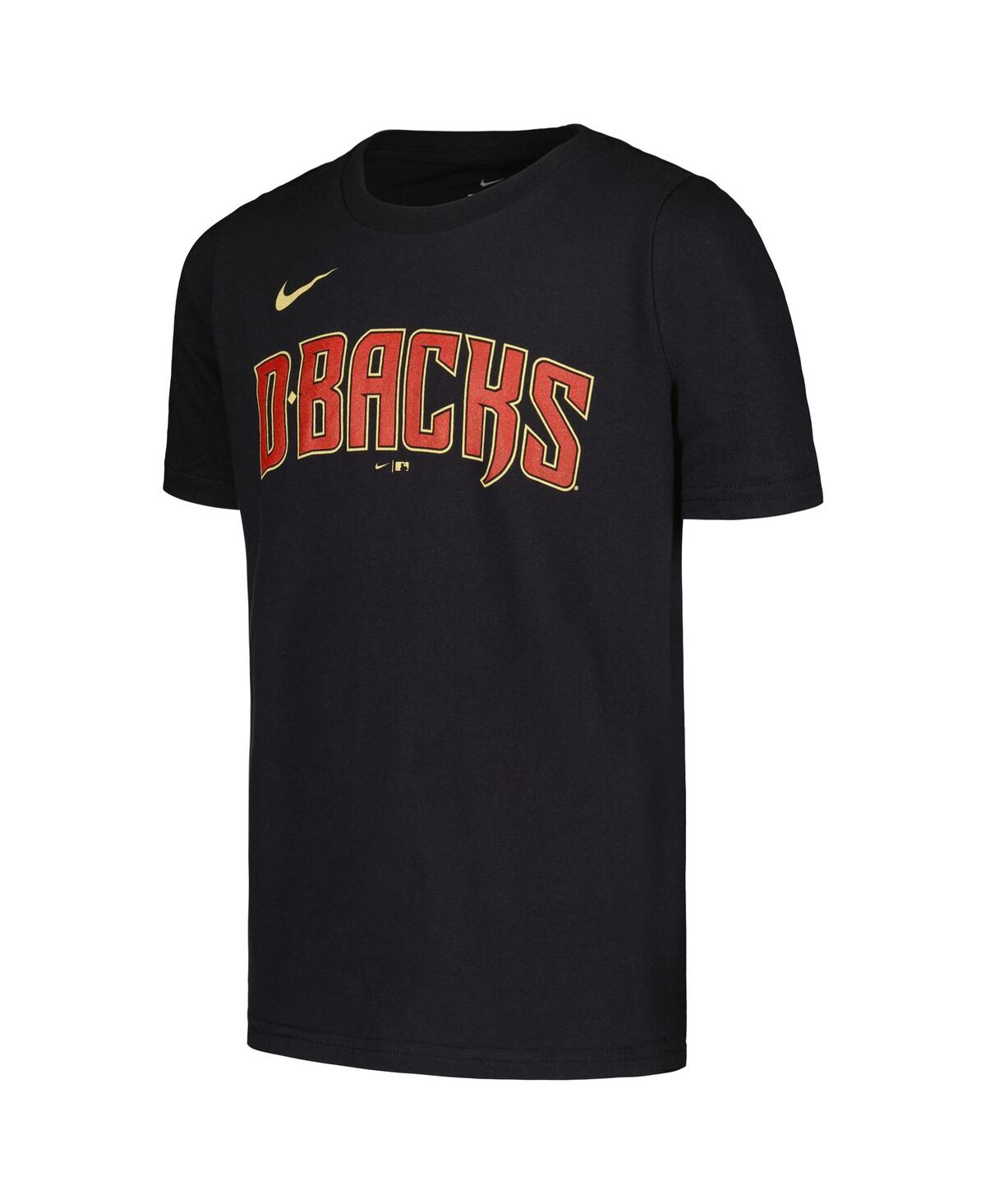 Nike Big Boys And Girls Geraldo Perdomo Black Arizona Diamondbacks Name Number T-shirt In Black