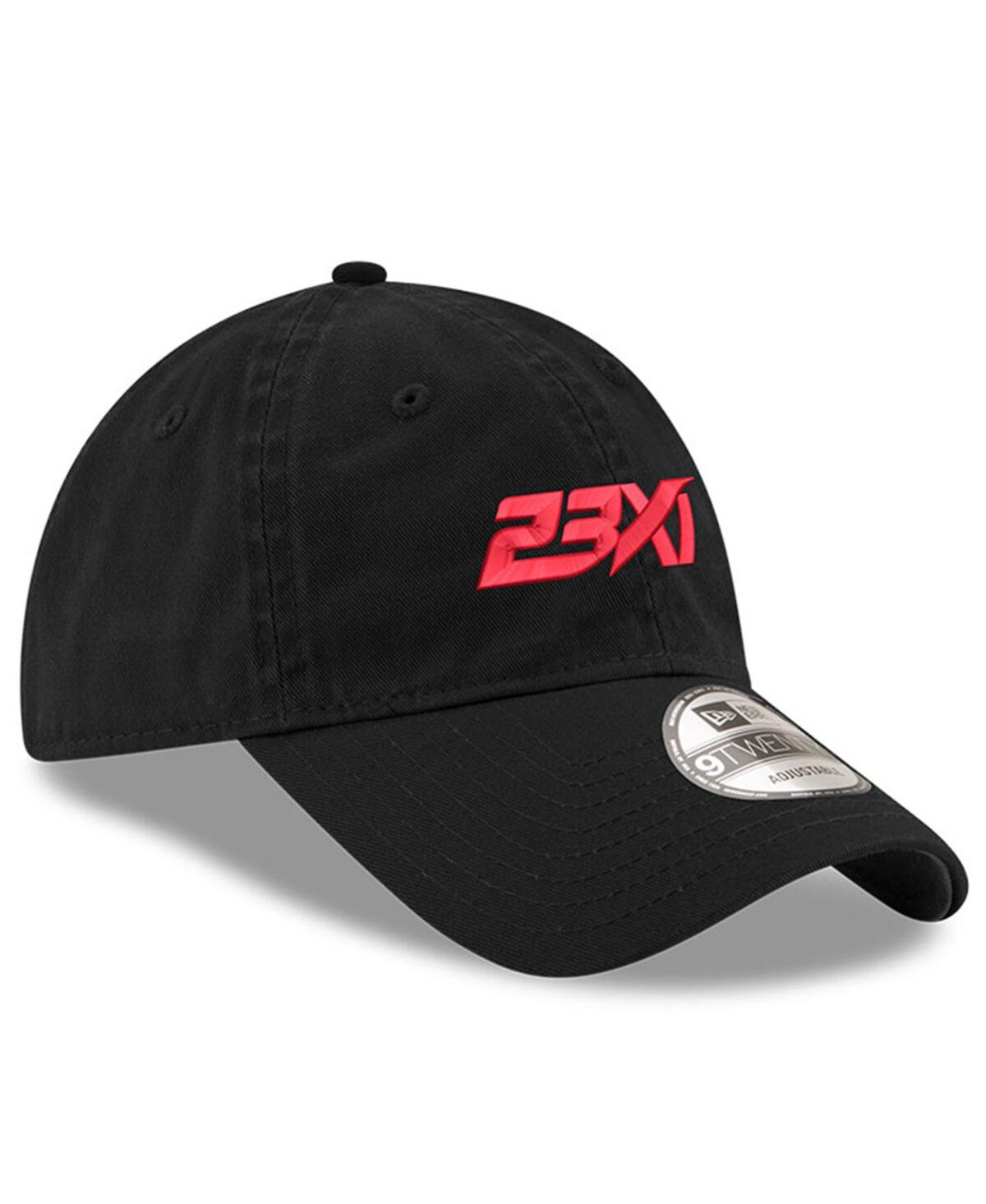 NEW ERA MEN'S BLACK 23XI RACING NEW LOGO 9TWENTY ADJUSTABLE HAT 