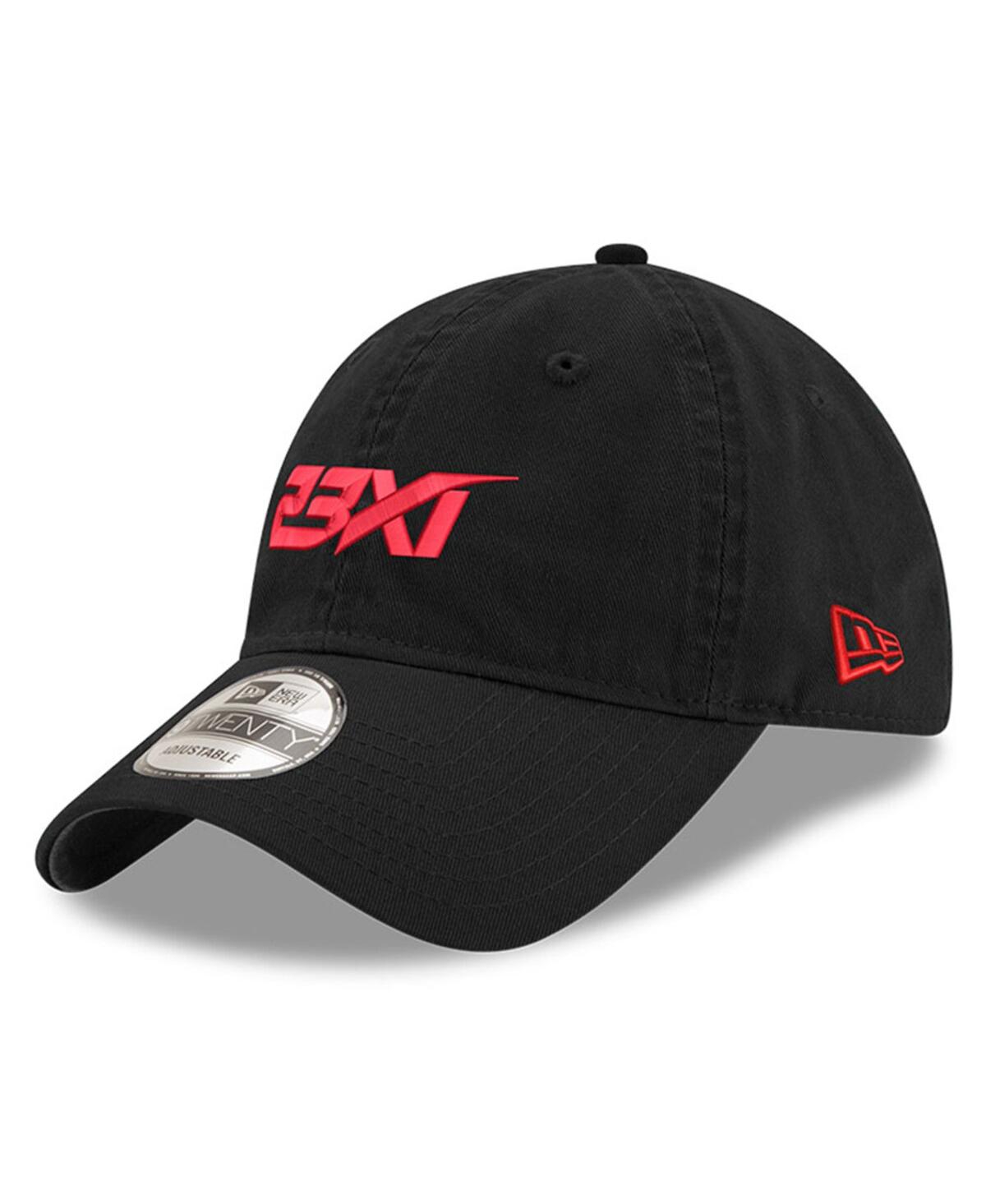 NEW ERA MEN'S BLACK 23XI RACING NEW LOGO 9TWENTY ADJUSTABLE HAT 