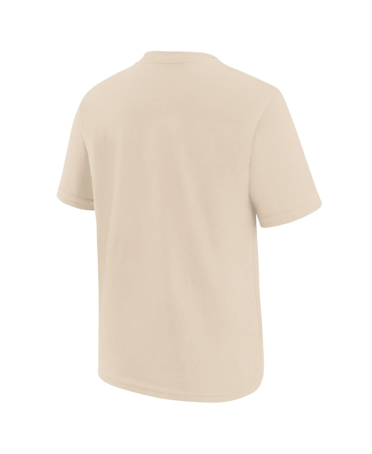Nike Big Boys And Girls Cream 2024 Mlb All-star Game Graphic T-shirt In Cream