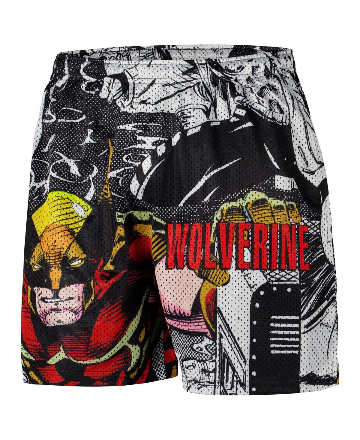 CHALK LINE MEN'S WHITE X-MEN WOLVERINE RETRO SHORTS 
