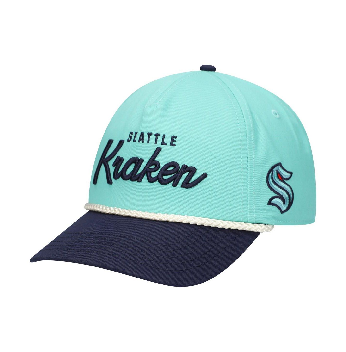 Мужская кепка American Needle Light Blue Seattle Kraken Roscoe Washed Twill Adjustable Hat — фото 1