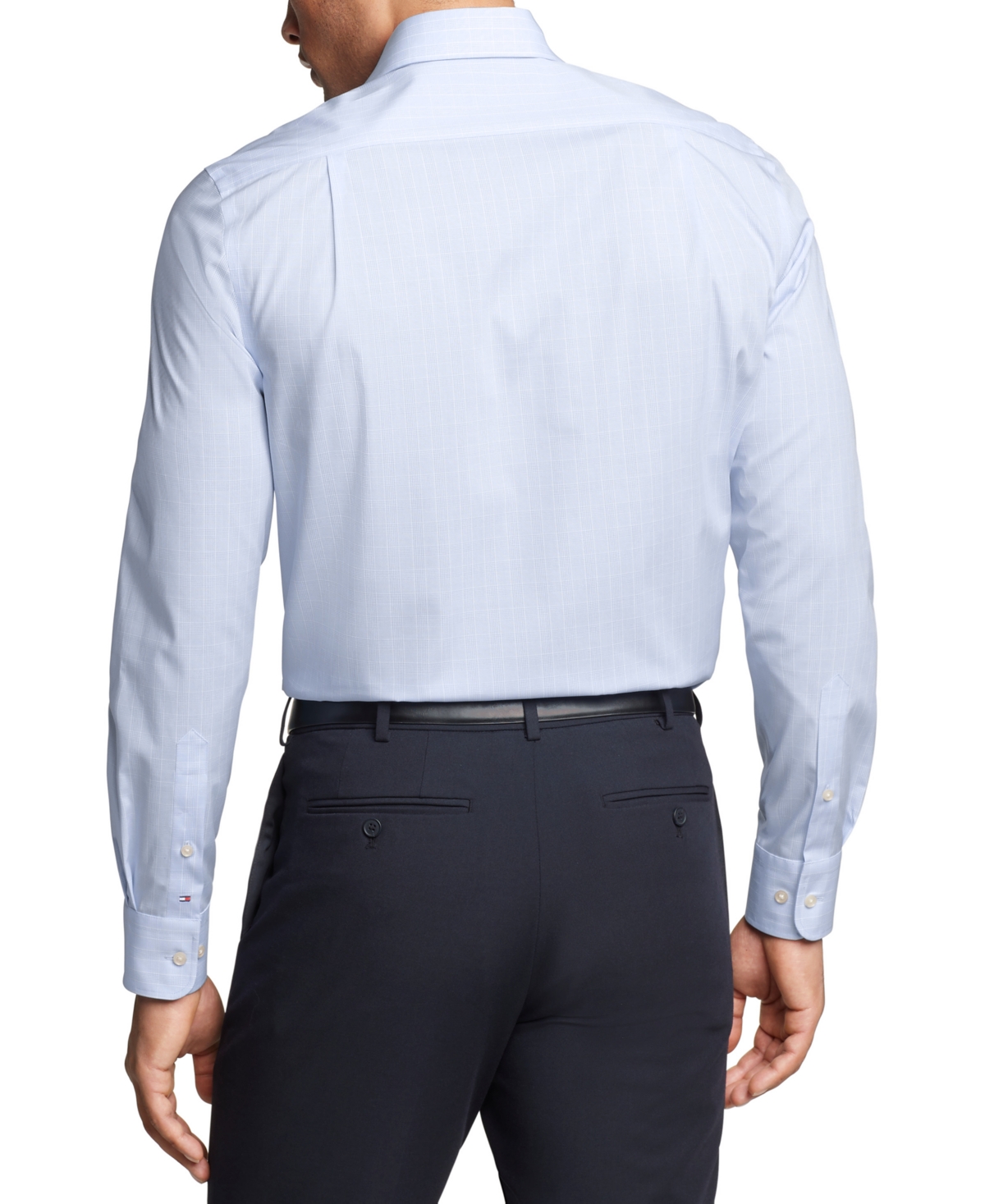 Tommy Hilfiger Men's Th Flex Essentials Wrinkle Free Stretch Regular-Fit Dress Shirt
