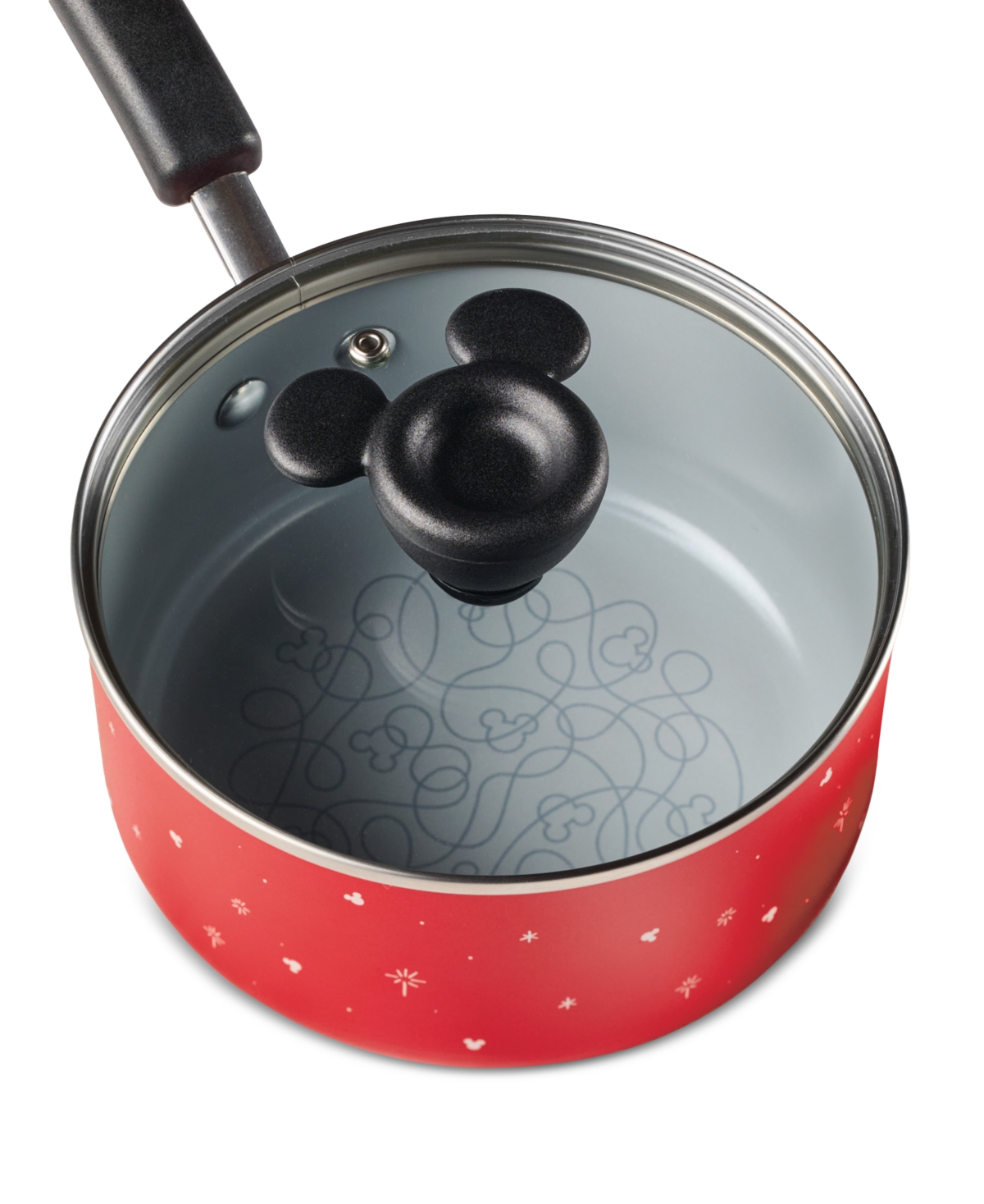Farberware Disney 2-qt. Ceramic Nonstick Saucepan & Lid In Red