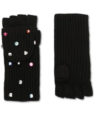 Women's Embellished Pop-Top Gloves