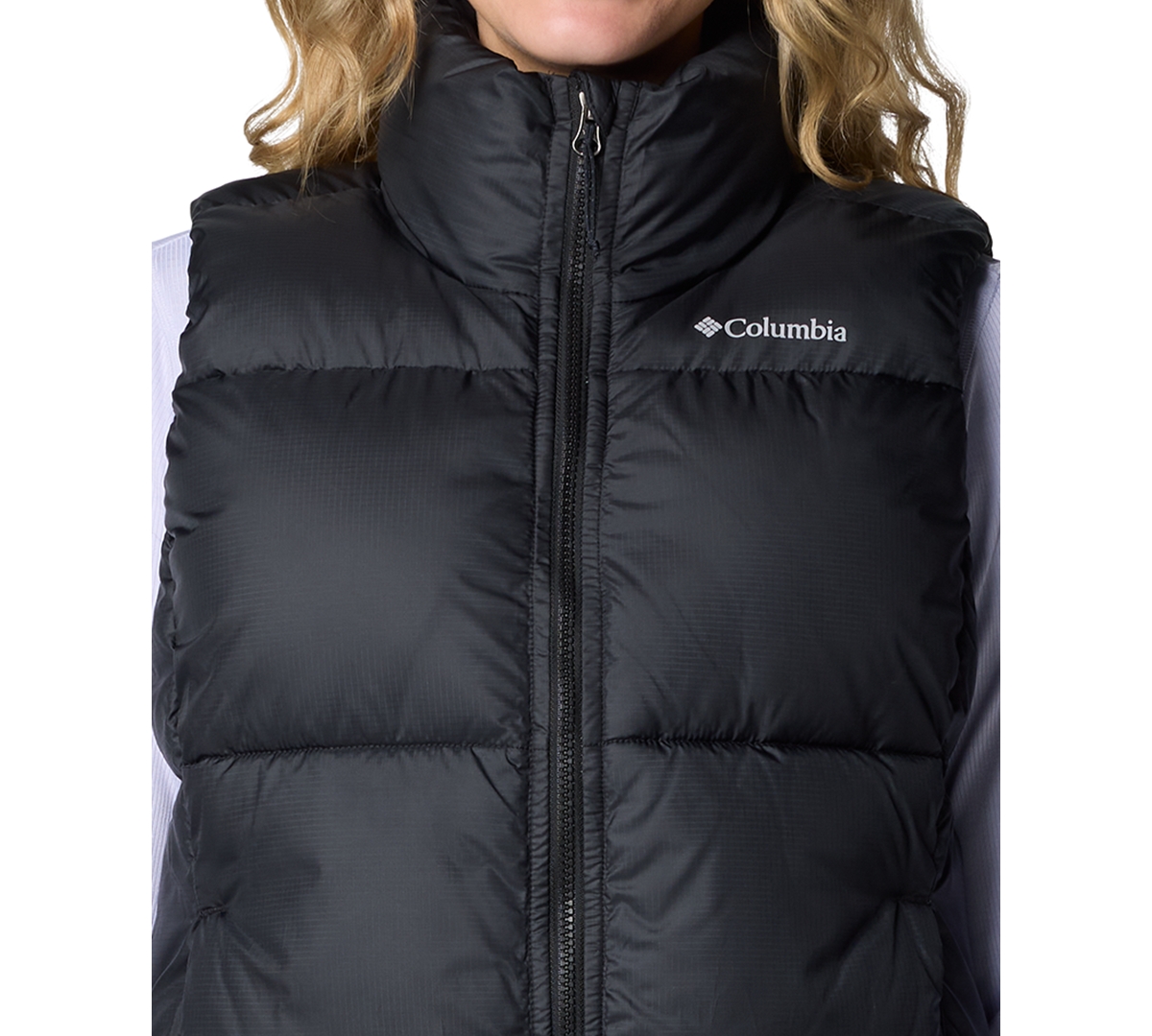 Columbia Pike Lake Ii Water Repellent Insulated Puffer Vest In Black