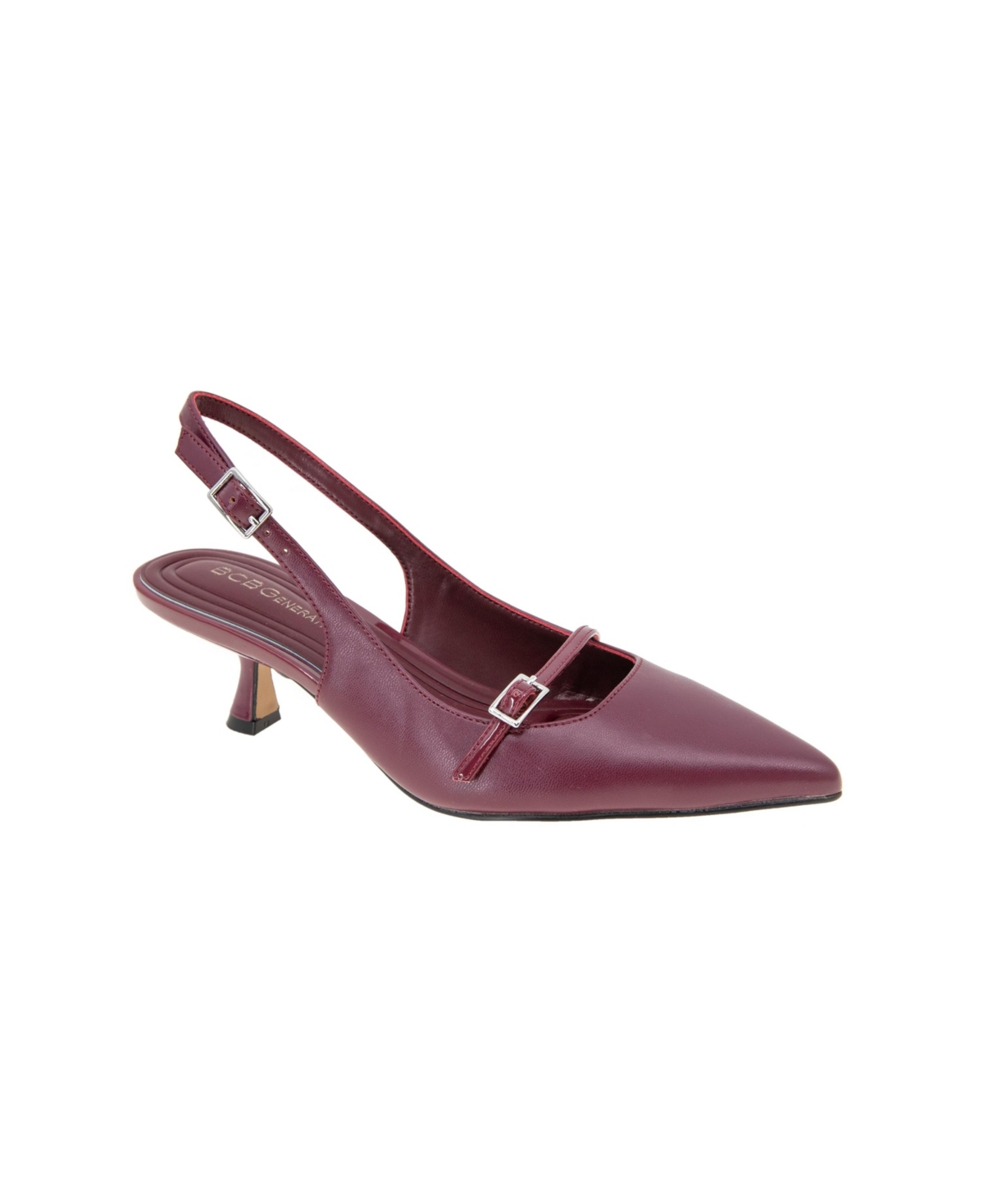 BCBGENERATION WOMEN'S KAMI SLINGBACK KITTEN HEEL PUMPS 
