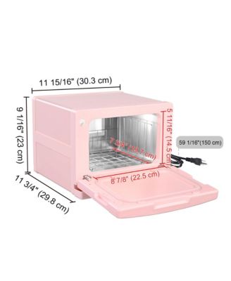 Yescom 8L Pink Towel Warmer Cabinet 2-in-1 Facial Towel Heater Compact Facial Towel Heater With UV Sterilizer Spa Nail Salon
