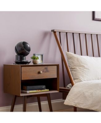 IRIS USA, WOOZOO Oscillating Fan with Remote & Timer, 3 Speed Settings, Black