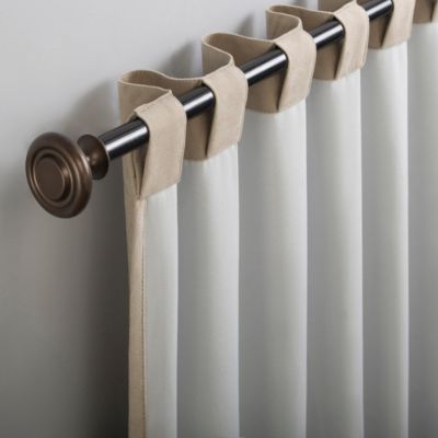 Amherst Velvet Noise Reducing Thermal Extreme 100% Blackout Back Tab Curtain Panel