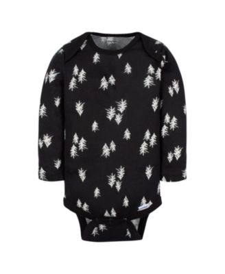 Baby Girls Deer Long Sleeve Onesies Bodysuits, 6-Pack