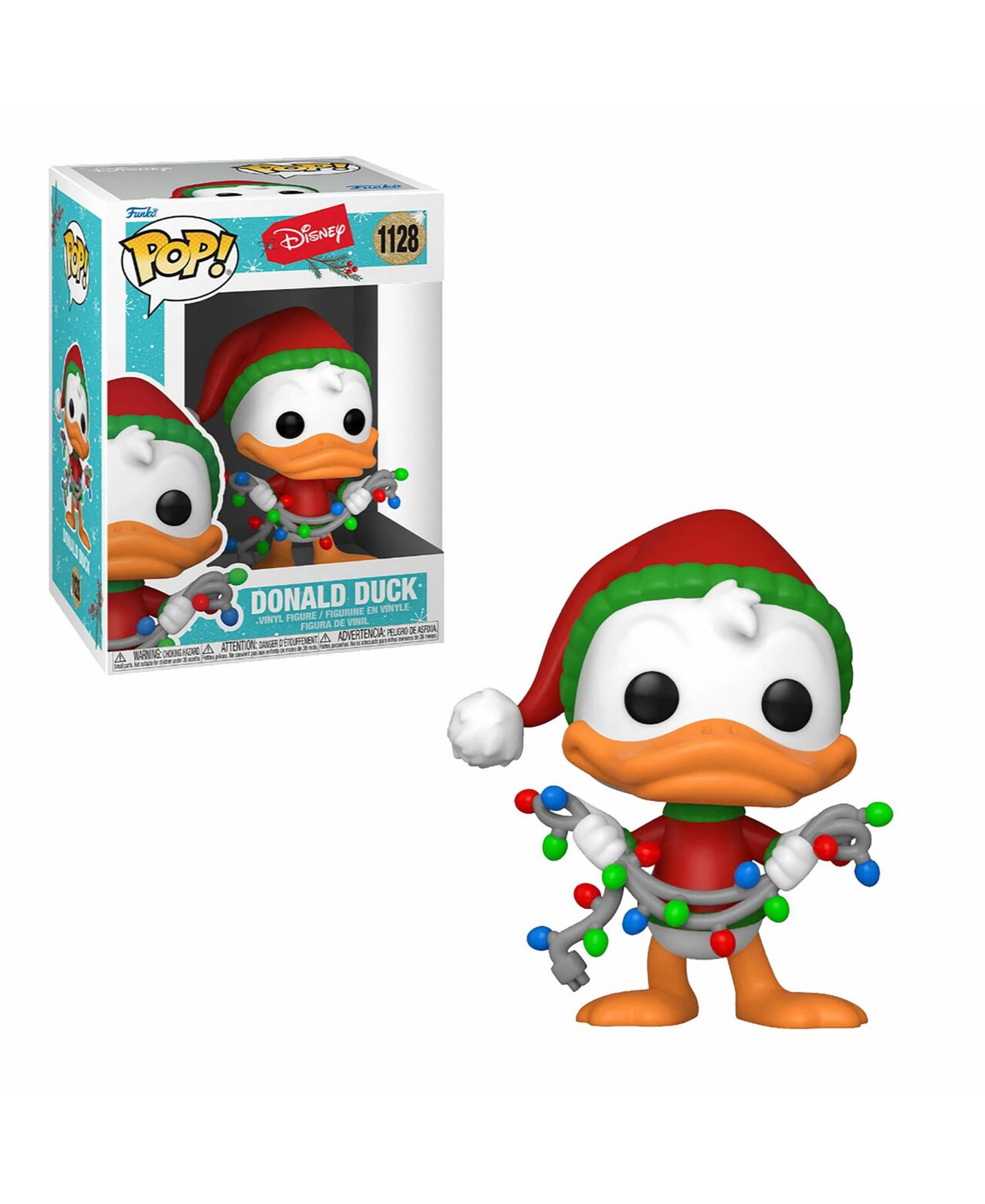Детская фигурка Funko Pop Holiday Donald Duck 3.75" Vinyl Figure, Ages 3+ — фото 3