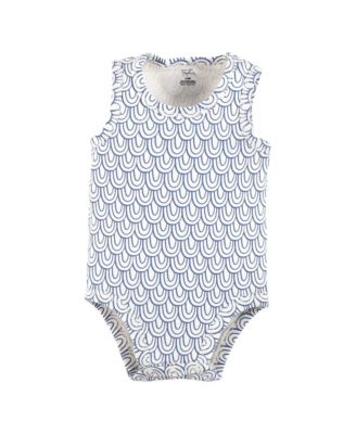 Five-Piece Natural Cotton Sleeveless Onesies