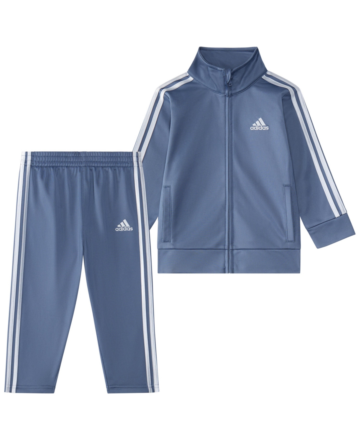 adidas Baby Boys 2-Piece Long Sleeve Essential Tricot Set