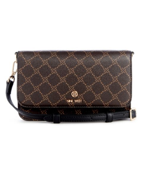 Nine West Lockup 9 Phone Crossbody Wallet
