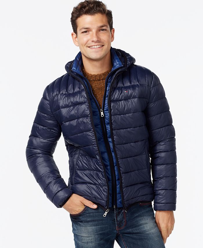 Tommy Hilfiger Hooded Packable Jacket & Reviews - Coats & Jackets 