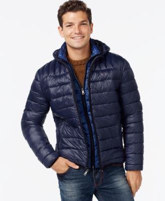 Tommy Hilfiger Hooded Packable Jacket - Macy's