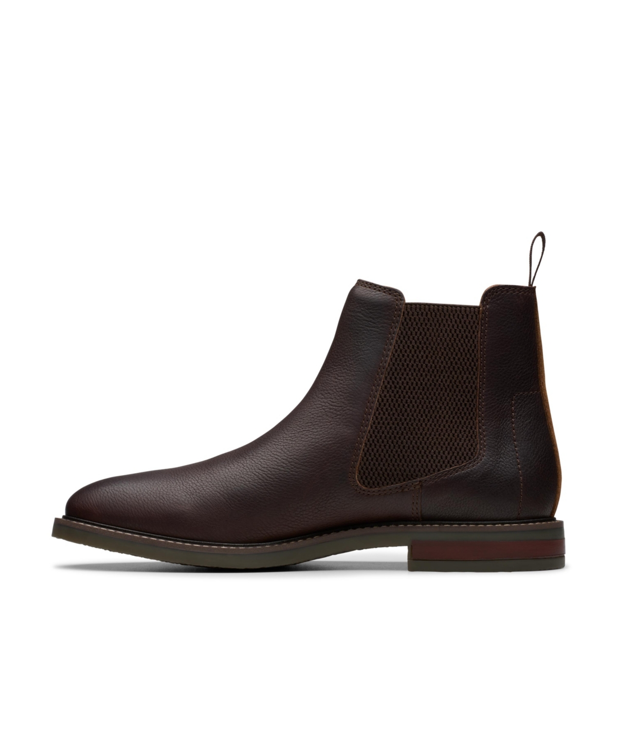 Clarks Collection Men's Jaxen Easy Boots In Brown Tumbled Leather
