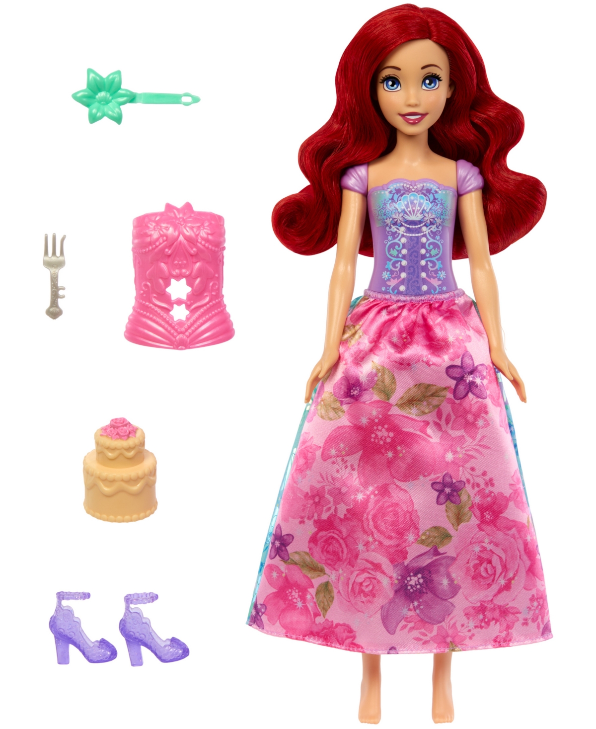 Shop Disney Princess Spin Reveal Ariel Fashion Doll Accessories With 11 Surprises In Multi-color