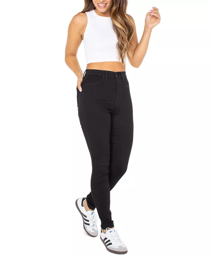 Juniors' Curvy Ultra High-Rise Skinny Jeans - thumbnail 8