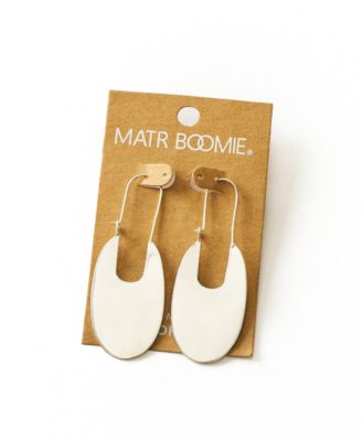 Bhavani Elongated Hoop Earrings