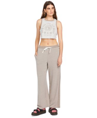 Volcom - Juniors' Lil Frenchie Pull-On Drawstring Pants
