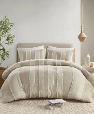 Striped Shay 3-Pc. Comforter Set, Full/Queen