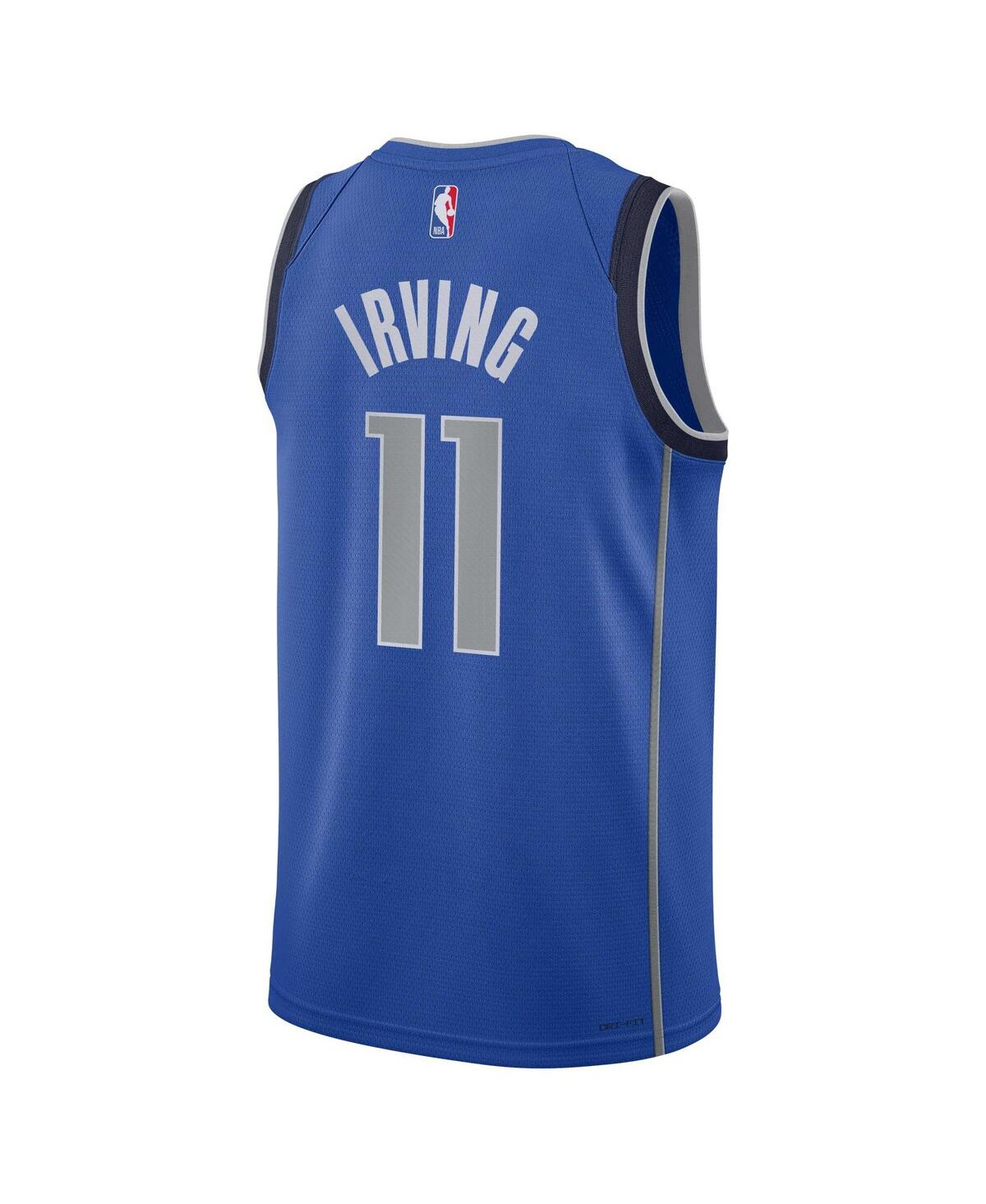 Nike Big Boys and Girls Kyrie IrvingDallas Mavericks Swingman Jersey - Icon Edition - Blue