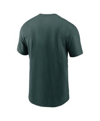 Men's Green Michigan State Spartans Campus State Shape T-Shirt