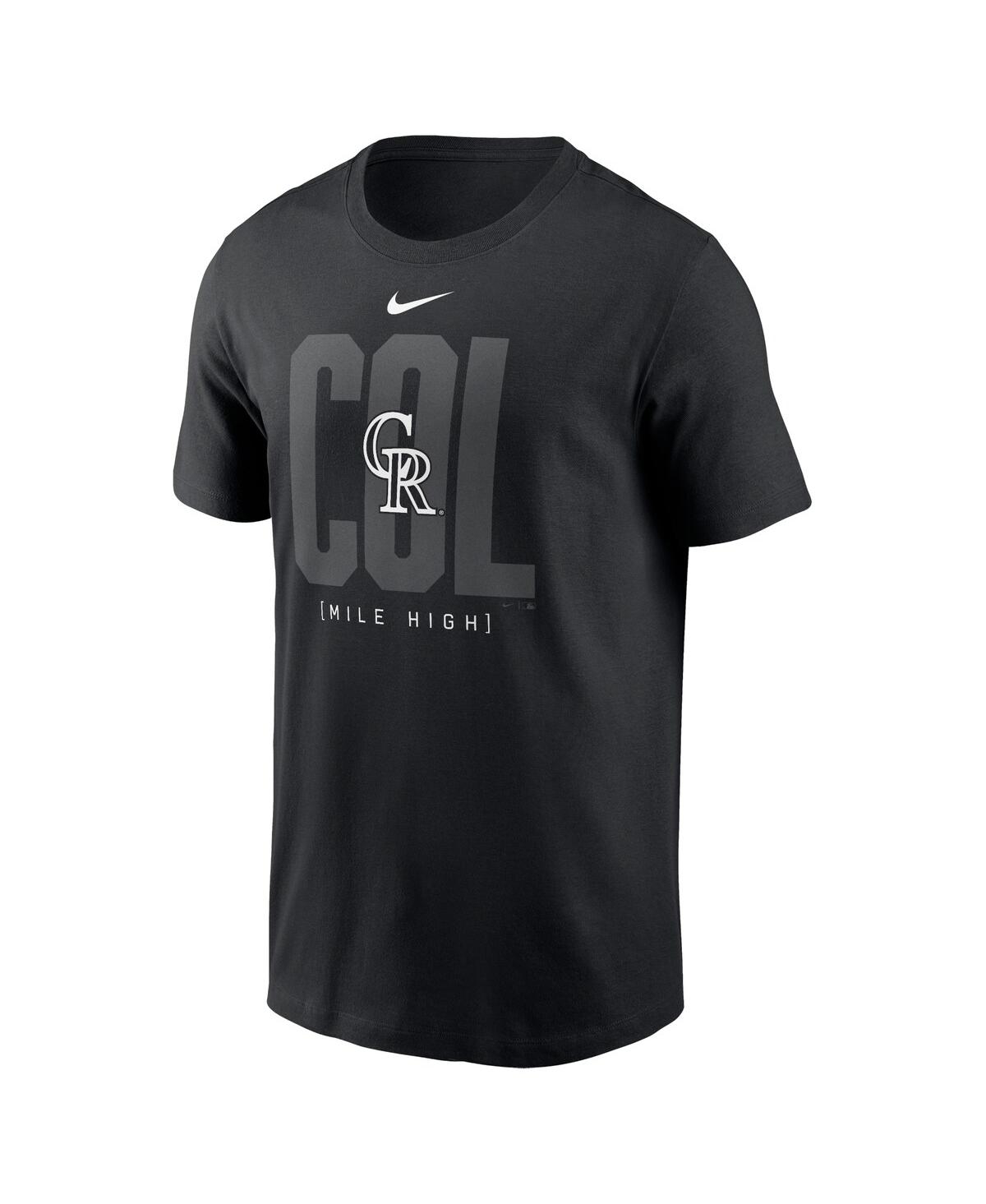 Nike Men'sColorado Rockies Fashion Local T-Shirt - Black